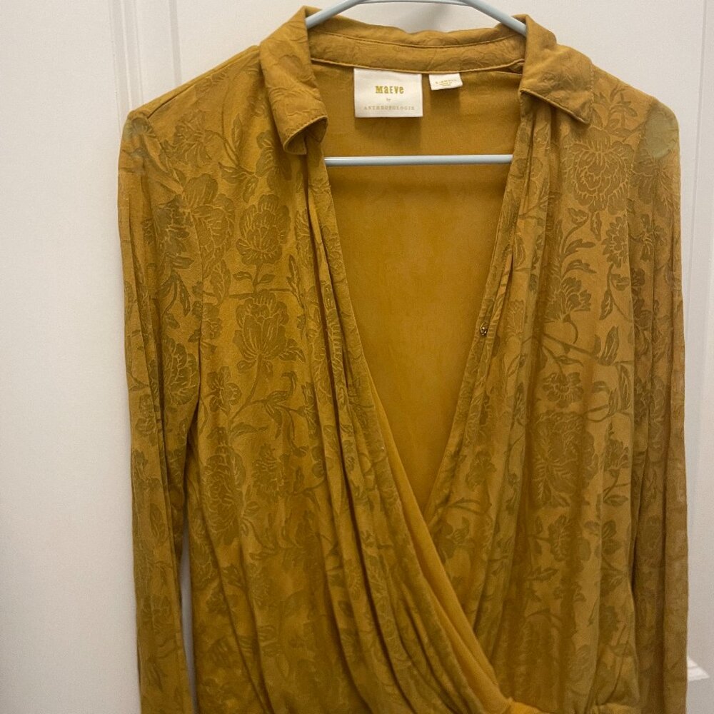 Maeve wrap blouse